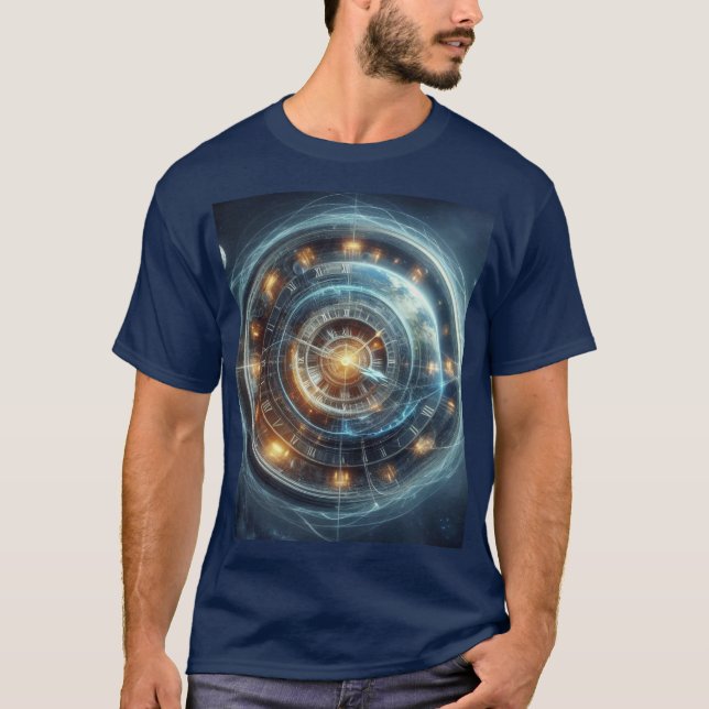 T-shirt Time Machine, Time Travel, ~ Space/Time Continuum* (Devant)