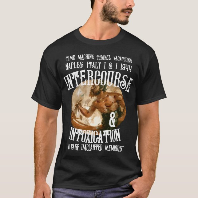 T-shirt Time Machine Travel Vacations I & I 1944 (Devant)