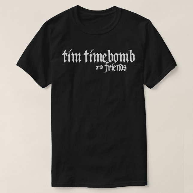 T-shirt time time timebombe et amis projet de musique Esse (Design devant)