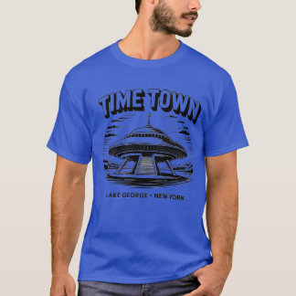 T-shirt Time Town Lake George, NY Retro 80s