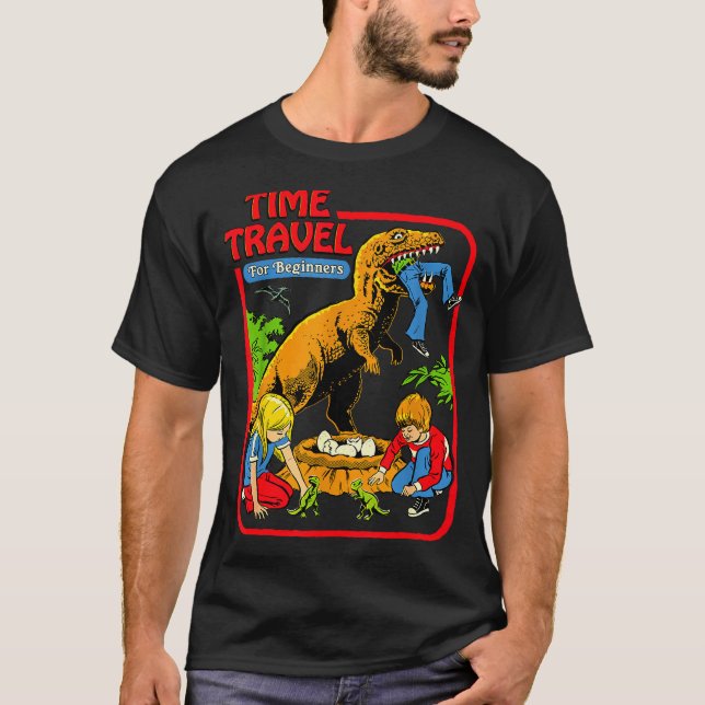 T-shirt Time Travel Juric Sarcastic Retro Funny Adult Humo (Devant)
