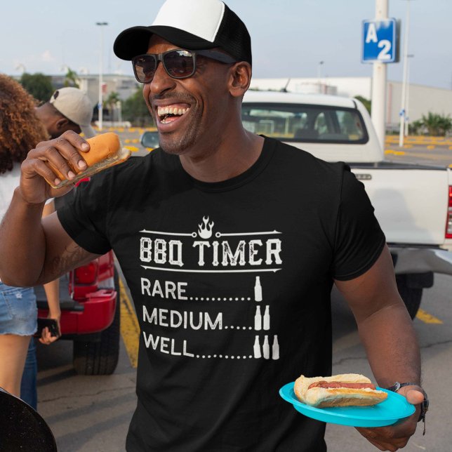 T-shirt Timer barbecue (funny barbecue beer shirt)