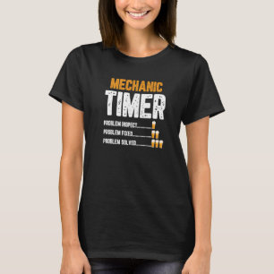 T-shirt Timer mécanique voiture bière mécanique