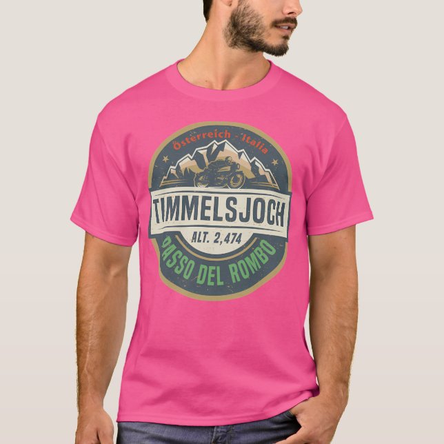 T-shirt Timmelsjoch - Passo Del Rombo Active (Devant)