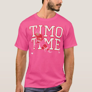 T-shirt Timo Meier Timo Time New Jersey Hockey