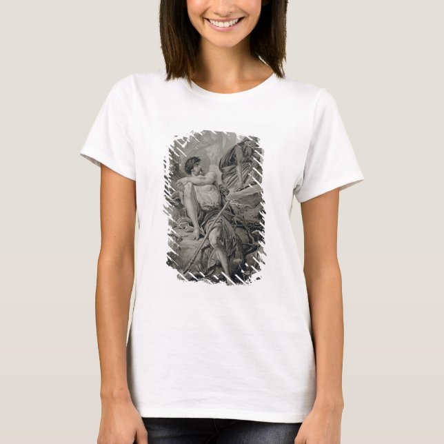 T-shirt Timon et Apemantus, du Timon d'Athènes par Willi (Devant)