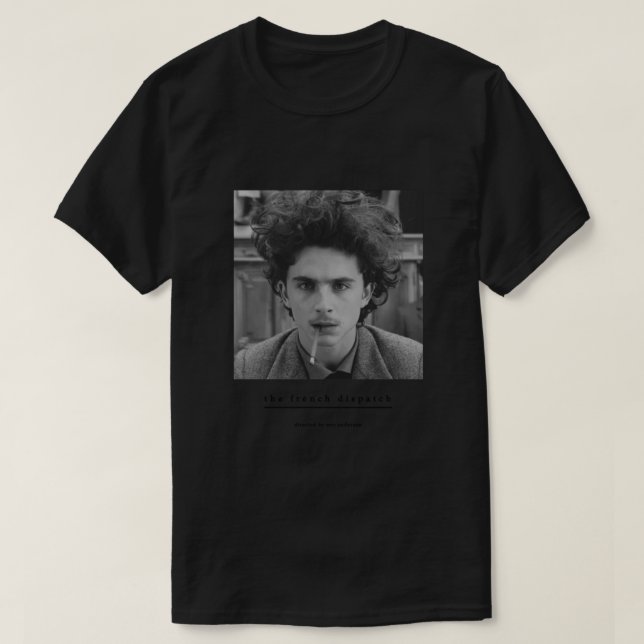T-shirt Timothee Chalam (Wes Anderson) (Design devant)