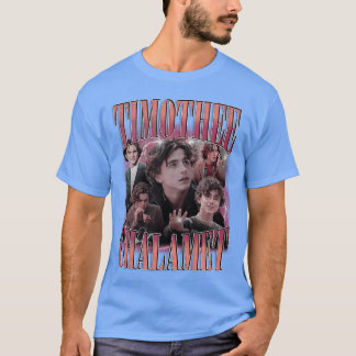 T-shirt Timothée Chalamet Bootleg Vintage - graphique