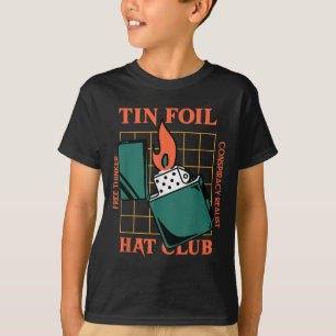 T-shirt Tin Foil Casquette Club - Free Thinker - Conspirat