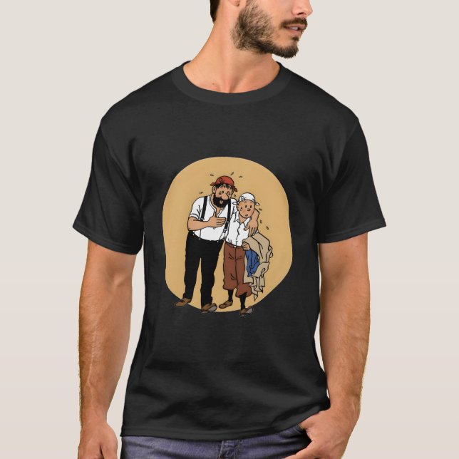 T-shirt Tin-Tin Et Le Capitaine (Devant)