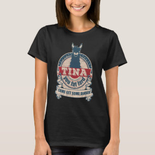 T-shirt Tina vous gros lard venir dîner amusant vintage