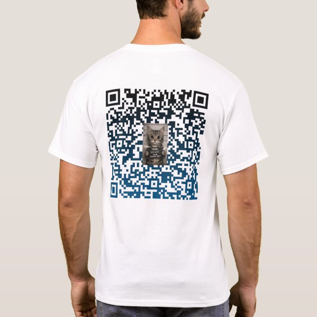 T-shirt Tinsel le chaton de Noël (Dos)