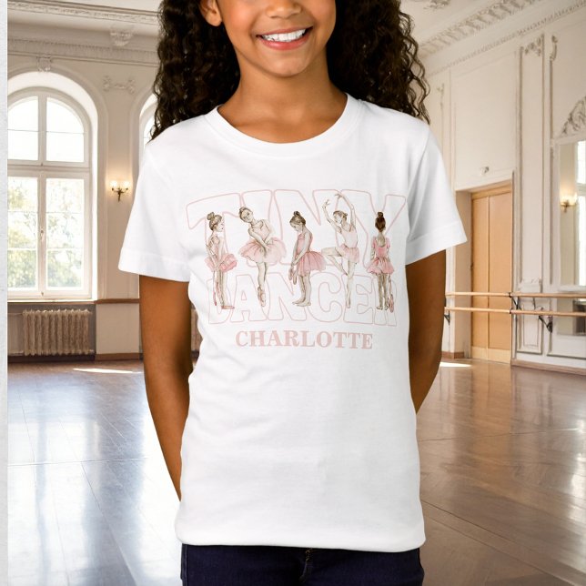 T-Shirt Tiny Dancer Ballerine Rose Anniversaire Filles (Créateur téléchargé)