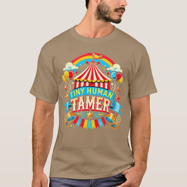 T-shirt Tiny Humanamer Circus Carneval Staff family (Devant)