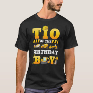 T-shirt Tio De La Construction Garçon Anniversaire Corresp