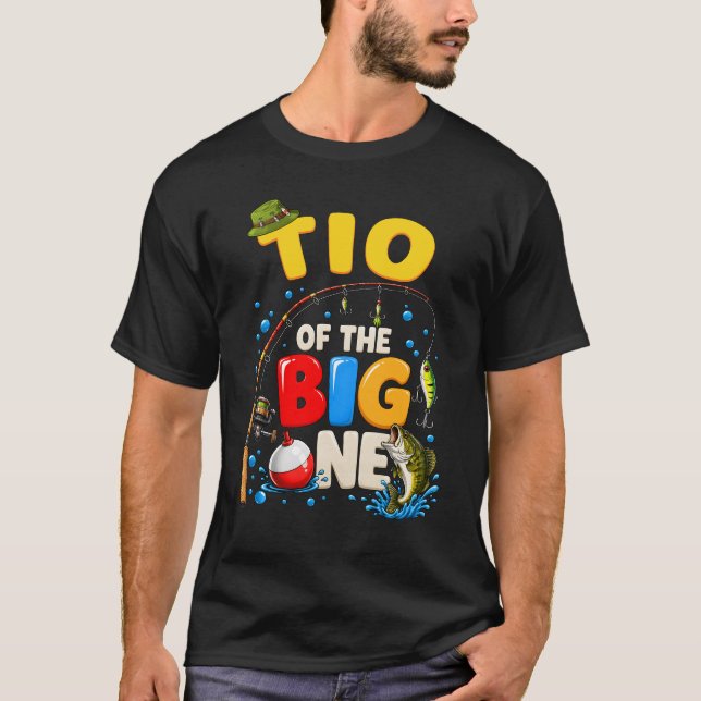 T-shirt Tio de la grande pêche d'anniversaire garçon famil (Devant)