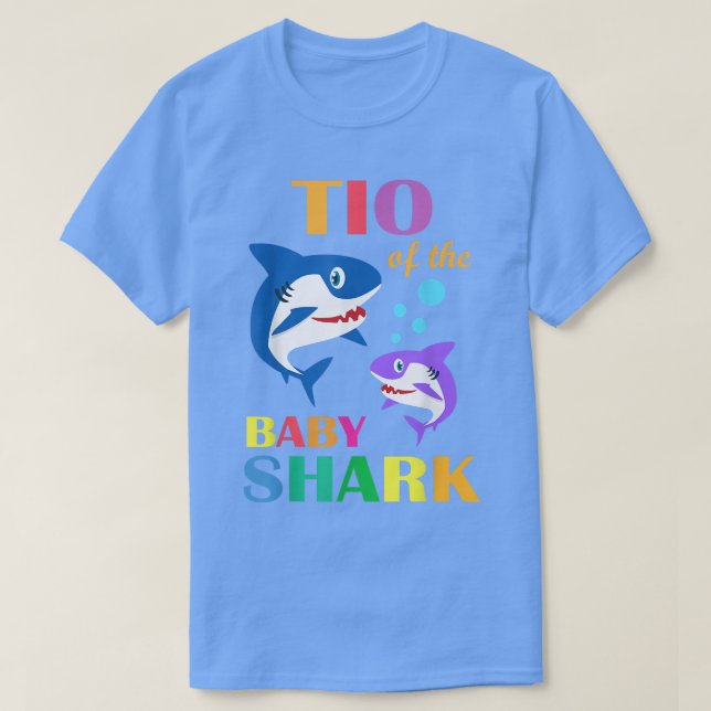 T-shirt Tio Du Bébé Anniversaire Requin Tio Requin Noël (Design devant)