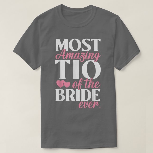 T-shirt Tio le plus Extraordinaire du Mariage de mariée (Design devant)