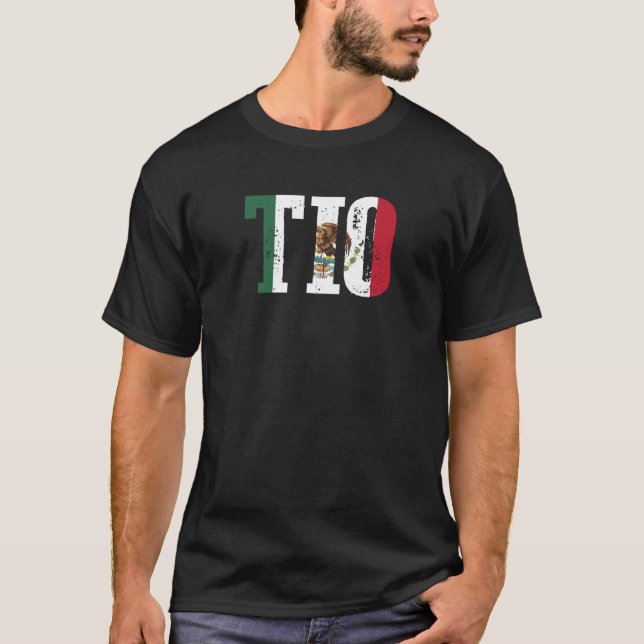 T-shirt Tio Mexican Flag Mexican Pride Matching Mexican Fa (Devant)