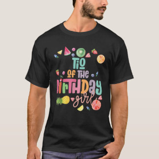 T-shirt Tio Twotii Frutti 2 ans Fruit Tropical Anniversair