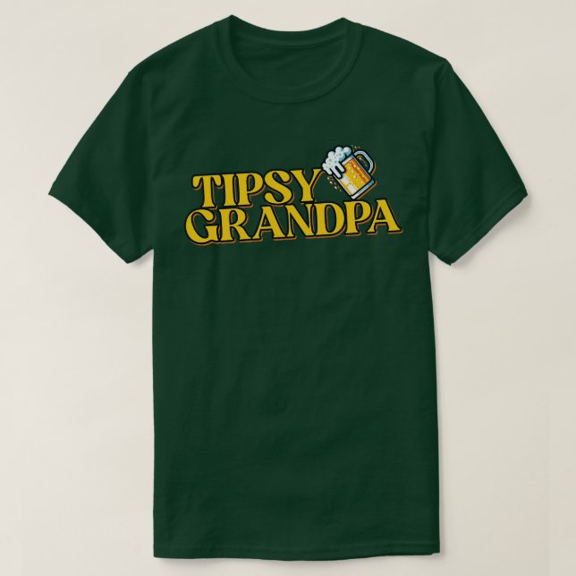 T-shirt Tipsy Grand-père (Design devant)