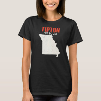 T-shirt Tipton Missouri USA State America Travel Missouria