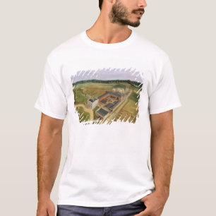 T-shirt Tiptree Hall et ferme, Essex, c.1850-60 (huile sur