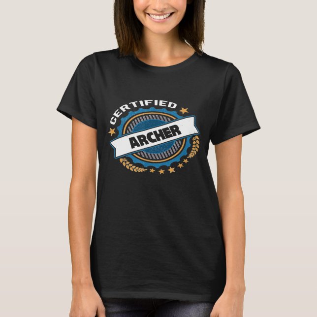 T-shirt Tir à arc certifié (Devant)