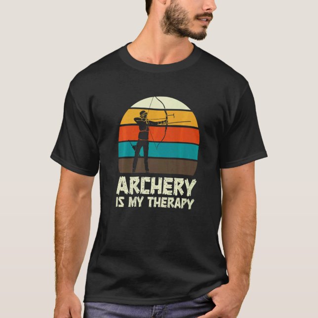 T-shirt Tir à l'arc Archer Arc Chasse Amusement (Devant)