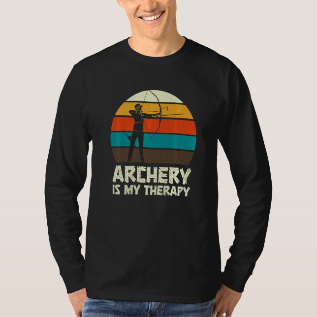 T-shirt Tir à l'arc Archer Arc Chasse Amusement (Devant)
