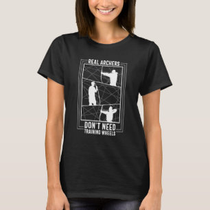 T-shirt Tir à l'arc Archiers Les vrais archers n'ont pas