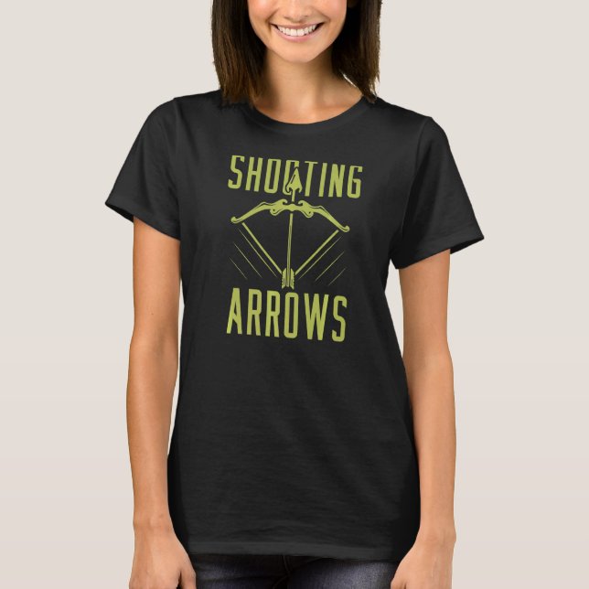 T-shirt Tir à l'arc Bow Archer Bow Arrow Cible Shooti (Devant)