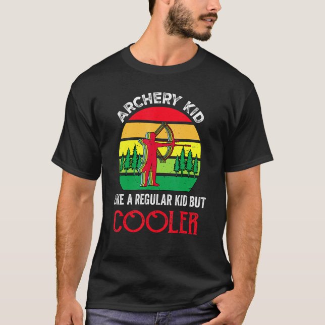 T-shirt Tir À L'Arc Bow Et Arrow Young Archer (Devant)
