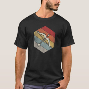 T-shirt Tir à l'arc Bow et flèche géométrique Vintage déte