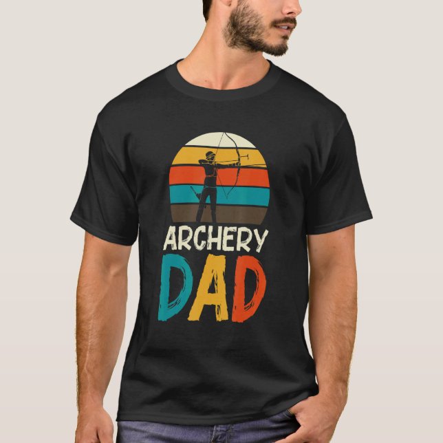 T-shirt Tir à l'arc Chasse de boue amusant (Devant)