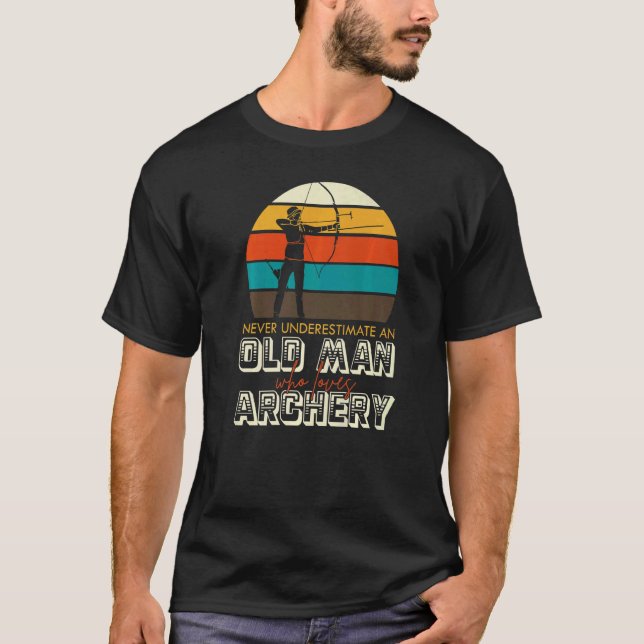 T-shirt Tir à l'arc Chasse de boue Amusants 1 (Devant)