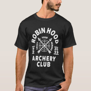 T-shirt Tir à l'arc Club Vêtements Robin Hood Tir à l'arc