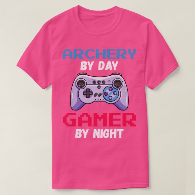 T-shirt Tir À L'Arc De Jour De Nuit (Design devant)