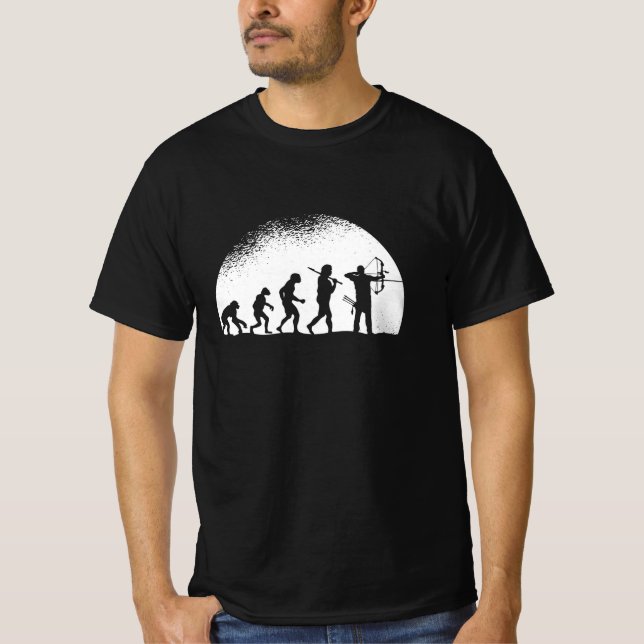 T-shirt Tir à l'arc de l'évolution (Devant)