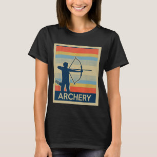 T-shirt Tir à l'arc de style vintage T