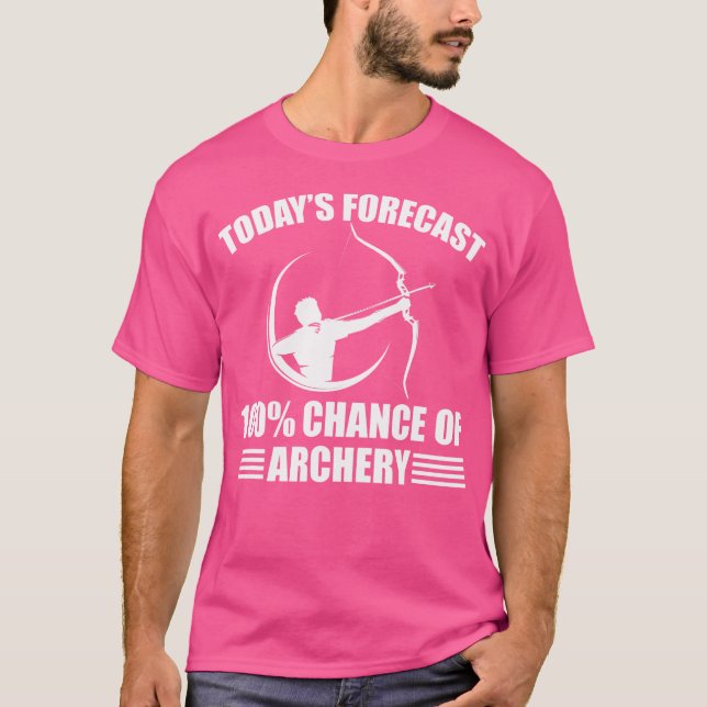 T-shirt Tir À L'Arc Dit Des Archers Arrow Et Bow (Devant)