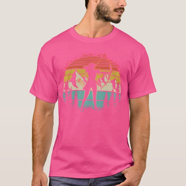 T-shirt Tir à l'arc Femmes Archer Bow Sunset (Devant)