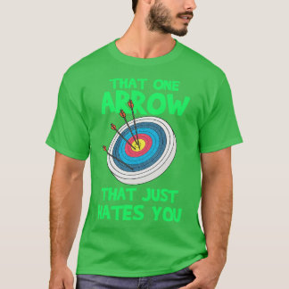 T-shirt Tir à l'arc Imprimé Archer qu'une flèche imprimer