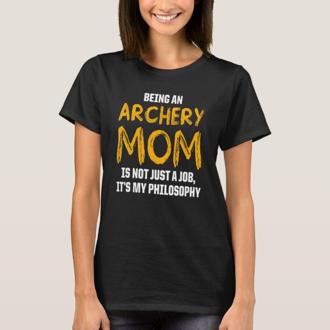 T-shirt Tir à l'arc Maman Mère 12 (Devant)