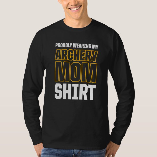 T-shirt Tir à l'arc Maman Mère 13 (Devant)
