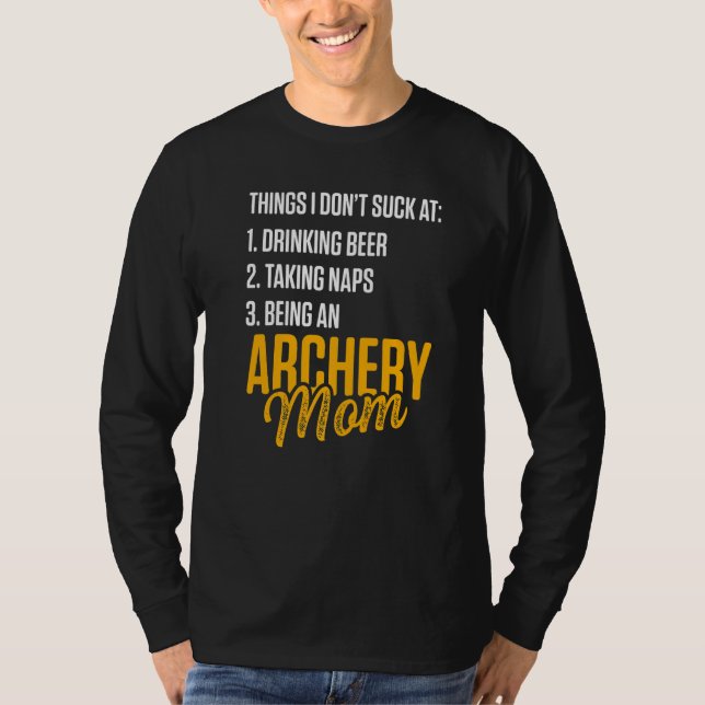 T-shirt Tir à l'arc maman mère 22 (Devant)
