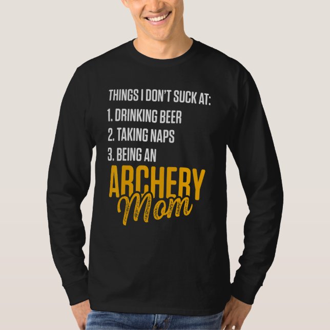 T-shirt Tir à l'arc maman mère 23 (Devant)