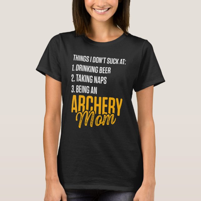 T-shirt Tir à l'arc maman mère 23 (Devant)