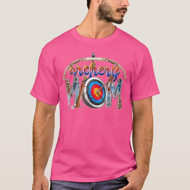 T-shirt Tir à l'arc Maman Tir à l'arc Mama Bowhunter Bowma (Devant)