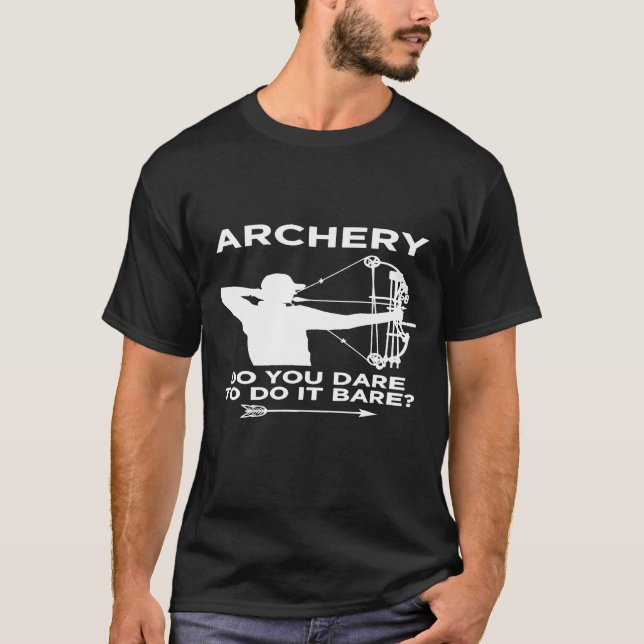T-shirt Tir à l'arc Osez-vous ? (Devant)